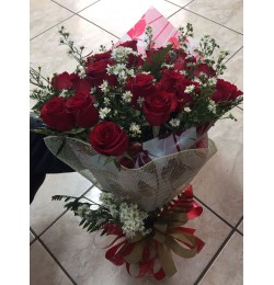 24 Red Roses Bouquet